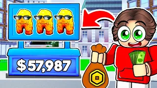 I Spent $57,987 On TRADING BOOTHS In SKIBIDI TOWER DEFENSE!