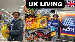 LIFE IN THE UK🇬🇧: SETTLING/ CHEAP GROCERY SHOPPING