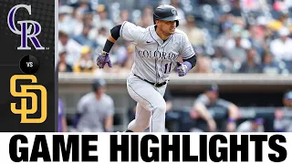 Rockies vs. Padres Game Highlights (8/4/22) | MLB Highlights