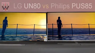 LG UN8100 vs Philips PUS8505 Smart 4k TV