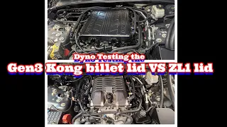 Kong Gen 3 Lid vs ZL1. Which lid cools better?  Lets find out on the 1000hp Kong stage X ctsv