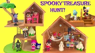 LOL Surprise Dolls Halloween Tree House Cabin Treasure Hunt