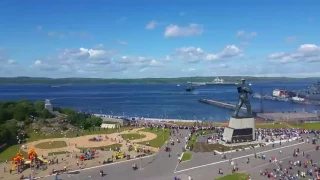 Морской парад в День ВМФ в Североморске