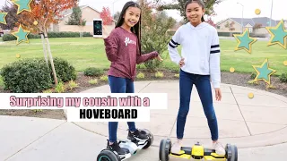 SURPRISING MY COUSIN w/ HOVERBOARD!!! GYROOR BLACK FRIDAY SPECIAL!