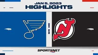 NHL Highlights | Blues vs. Devils - January 5, 2023