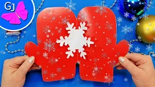 5 изумительных открыток на Новый Год ❄ DIY Новогодние открытки