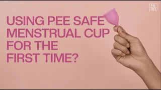 How to Use Menstrual Cup | How to insert a Menstrual cup? Menstrual Cup Folds | Pee Safe