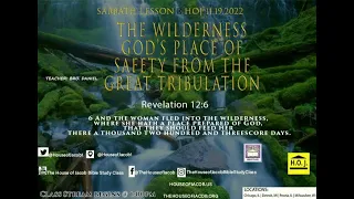 The Wilderness, God's Place Of Safety From The Great Tribulation