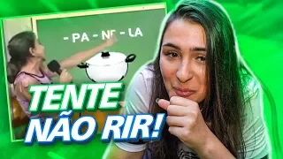 DESAFIO TENTE NÃO RIR COM ÁGUA NA BOCA! (IMPOSSÍVEL)