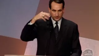 Michael "Mike" Krzyzewski's Basketball Hall of Fame Enshrinement Speech