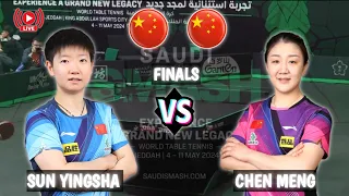 Sun Yingsha vs Chen Meng WTT Saudi Smash 2024