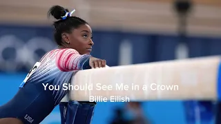 “You Should See Me in a Crown” Billie Eilish gymnastics floor music