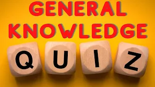 General Knowledge Quiz - Fun multiple choice quiz with 25 questions - A quiz with audio