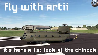 1st👀@ CH47D Chinook by Miltech Simulations NO Waffle just first flight! In VR msfs 2020