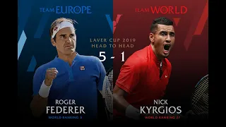 Roger Federer vs Nick Kyrgios / Laver Cup 2019 Highlights