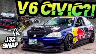 V6 Turbo Civic Hatch?! - 3.2L Honda J32 Swap (PFI Speed Built)