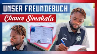 Unser Freundebuch - "Ich werde schon immer Chance genannt" 📒 | Neuzugang Chance Simakala im Portrait