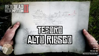 TESORO DE ALTO RIESGO- RED DEAD REDEMPTION 2 - 3 LINGOTES DE ORO - PIEDRA TALLADA.