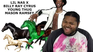 LIL NAS X, YOUNG THUG, MASON RAMSEY & BILLY RAY CYRUS x OLD TOWN ROAD (REMIX) | REACTION