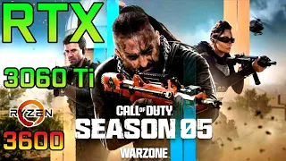 Warzone 2.0 Season 5 - RTX 3060 Ti + Ryzen 5 3600 - All Graphics Settings Gameplay