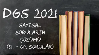 DGS 2021 - Matematik (31. - 60. sorular)