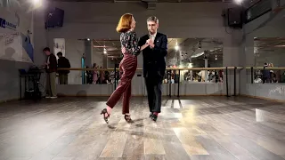 Swing Dance Tbilisi Birthday Cabaret 2023 — Balboa —  Valentin & Marina