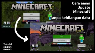 Cara aman Update Minecraft tanpa kehilangan data!