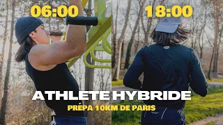 24H DANS LA VIE D'UN ATHLÈTE HYBRIDE : SÉANCE PULL & FOOTING - PRÉPARATION 10KM DE PARIS EP.6