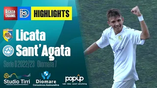 LICATA 3-2 SANT'AGATA | Highlights 7g | Serie D 2022/23