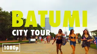 Boulevard Walking Tour - Batumi, Georgia 🇬🇪 (1080p) - ☀️ Summer 2022  | A Walk in Batumi