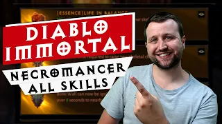 ALL Legendary Essences! Necromancer Skills - Diablo Immortal Gameplay