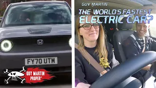 Guy's girlfriend VS Guy's Honda E "Why did you buy this car?!" | Guy Martin Proper EXCLUSIVE