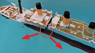 Let's Have A Closer Look of Titanic Model Sinking And Review of All Ships [ Britannic, Carpathia ]