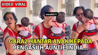 MANJA DENGAN PENGASUH AUNTIE  INDIA, ANAK SAMPAI TAK KENAL IBU, LIHAT APA BERLAKU