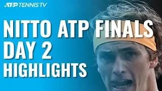 Zverev & Tsitsipas Record Maiden Wins Over Nadal & Medvedev | Nitto ATP Finals 2019 Day 2 Highlights