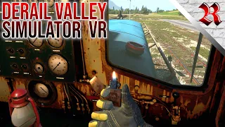 What Derail Valley Simulator is Like In VR | Twin Stick Train Shifting With My Actual Hands