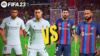 FIFA 23 Battle of Legends - Ronaldo vs Messi, Mbappe vs Neymar,Barcelona vs Real Madrid PS5 Gameplay