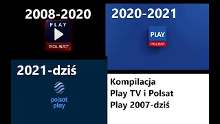Play TV/Polsat Play - Kompilacja opraw graficznych z lat 2007-dziś - Archiwista22