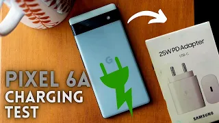 Google Pixel 6a Charging test | Best charger for Pixel 6a review #googlepixel6a #pixel6aunboxing