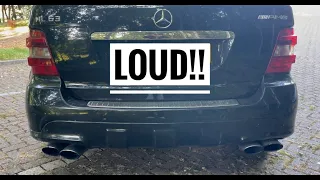 I LOVE the Mercedes-Benz ML63 AMG [Start Up, Rev & Acceleration]