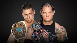 Intercontinental Champion The Miz vs United States Champion Baron Corbin 2k17