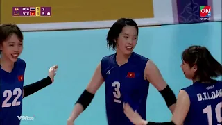 Extremely tense minutes in the final, Thanh Thuy is too hot, but Thailand is still brave