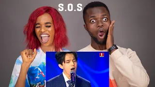 OUR FIRST TIME HEARING Dimash Kudaibergen - S.O.S song at Slavic Bazaar REACTION!!!😱