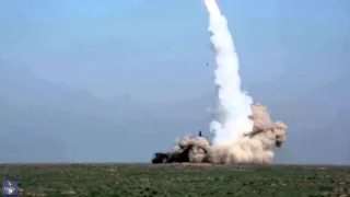 Боевой пуск ракеты «Искандер-М» на полигоне Капустин Яр