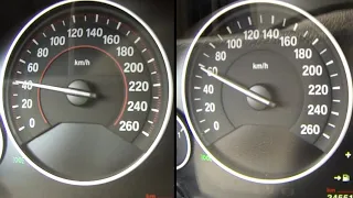 BMW 418i vs BMW 320d - Acceleration Test