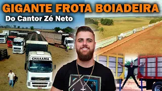 CONHEÇA A FROTA DE CAMINHÕES BOIADEIROS DE Zé Neto