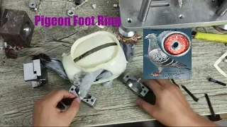 How is the Pigeon Foot Ring made out?