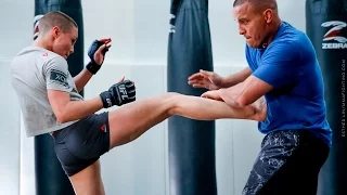 Rose Namajunas Open Workout (With Pat Barry) - MMA Fighting