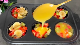 Only Fruits! This spring's most popular dessert in 5 minutes! simple and tasty