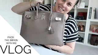PACK THE BIRKIN WITH ME VLOG | Jerusha Couture